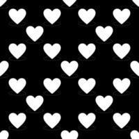 Big red heart symbol seamless pattern - love and emotional connection background vector