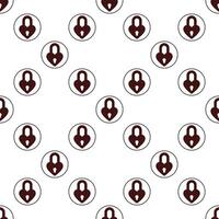 Padlock with Heart seamless pattern for expressing love and joy vector
