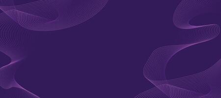 Digital purple abstract waves with glowing mesh texture for artistic background designs and modern digital projects vector