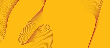 Vibrant orange abstract digital art with flowing wave patterns and glowing texture, ideal for creative backgrounds vector