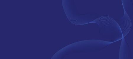 Deep blue abstract digital design with flowing waves and smooth textures for modern backgrounds and graphic projects vector