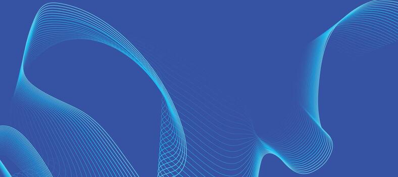 Bright blue abstract waves with glowing digital texture and smooth flow, ideal for modern design backgrounds and creative projects vector