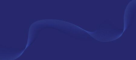 Blue abstract design with smooth flowing waves and glowing texture, ideal for backgrounds and artistic digital projects vector