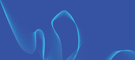 Digital blue waves with smooth flow and glowing light effects for dynamic modern backgrounds and visual design projects vector