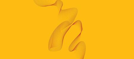 Vibrant orange digital art with smooth flowing wave patterns creating a dynamic and energetic background for visual designs vector