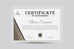 certificate design in simple look vector