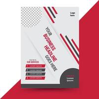 Flyer design in different style vector