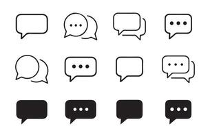 Incoming inbox message icon set vector