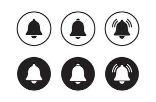 Ringing bell and notification icon. Social media Notification icon. Illustration EPS 10 vector