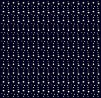 Abstract modern pattern with white stars on dark blue background, simple banner, design for decoration, wrapping paper, print, fabric or textile, lovely card vector