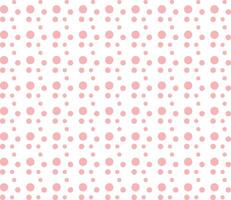 Abstract modern pattern with pink circles geometric shapes on white background, simple banner, design for decoration, wrapping paper, print, fabric or textile, lovely card vector