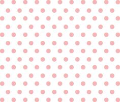 Seamless pink circles pattern on white background, simple banner, pink geometric shapes, design for decoration, wrapping paper, print, fabric or textile vector