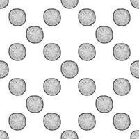 Saw cut of tree trunk concept seamless pattern vector