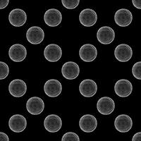 Saw cut tree trunk concept dark seamless pattern vector