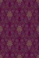 Seamless gold Pattern Design mandala of Sacred Geometry background vector