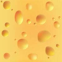 Realistic Detailed 3d Cheese Seamless Pattern Background. vector