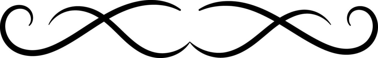 Two infinity symbols intertwine gracefully, their loops adorned with elegant swirls, creating a harmonious representation of eternity, continuity, and limitless possibilities vector