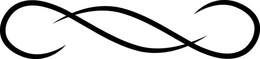 Infinity symbol is depicted as a continuous loop, representing eternity, endless possibilities, and the cyclical nature of time and existence, creating a visually striking and symbolic design vector