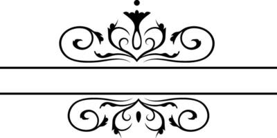 Symmetrical floral ornament forming a decorative frame with copy space, ideal for wedding invitations, certificates, diplomas, or elegant design projects vector