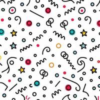 seamless pattern with colorful , on a white background vector