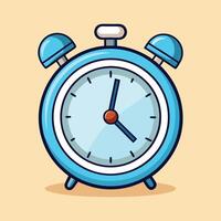 Stopwatch Timer Cartoon Icon Illustration Clock Object Icon Concept Isolated Premium vector