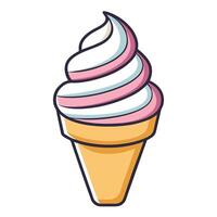 Soft Serve Vanilla Indulgence vector