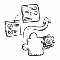 Clean WMS software and delivery icon with space for text and graphics concept as An illustrative WMS software and delivery icon design featuring ample space for both text and graphics pe vector