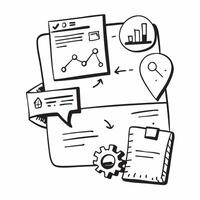 Clean WMS interface and logistics analytics icon with blank area for personalized messages concept as A customizable WMS interface and logistics analytics icon featuring a blank area for vector