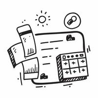 Clean WMS interface and inventory icon with ample space for text and graphics concept as An iconographic WMS interface and inventory icon design offering ample space for both text and gr vector