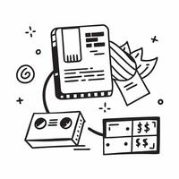 Clean WMS interface and barcode icon with copy space for WMS ads concept as A modern WMS interface and barcode icon design with ample copy space perfect for enhancing WMS advertisements vector