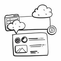 Clean WMS dashboard and cloud icon with blank space for custom branding concept as A customizable WMS dashboard and cloud icon with blank space for adding custom branding elements making vector
