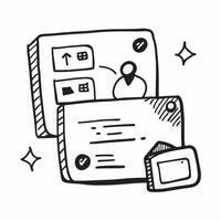 Clean WMS dashboard and warehouse icon with copy space on a white background concept as A illustration of a WMS dashboard featuring a warehouse icon and ample copy space on a whit vector