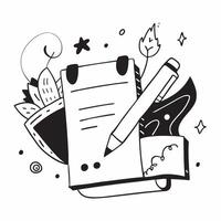 Clean Wellness journal and a relaxation app symbolizing mental wellness and relaxation with ample space for text concept as A wellness journal and a relaxation app representing tools fo vector