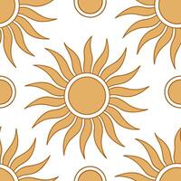 Clean Warm summer sun seamless tile pattern with honey and amber hues for a cozy sunlit home environment concept as Honey and amber hues arranged seamlessly for creating a cozy sunlit at vector