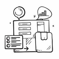 Clean Warehouse icon and inventory profile symbol with copy space for digital marketing concept as An illustrative warehouse icon and inventory profile symbol with ample copy space tailo vector