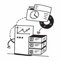 Clean Warehouse robot and an efficiency dashboard symbolizing robotic optimization in double exposure with copy space concept as A warehouse robot blended with an efficiency dashboard r vector