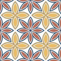 Clean Vintage mosaic seamless pattern with colorful tiles for vibrant decor concept as Colorful mosaic tiles seamlessly arranged in a vintage pattern adding vibrancy to decor in Photo S vector