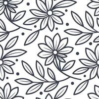 Clean Vintage botanical seamless pattern with detailed leaves and classic colors for natural designs concept as Detailed vintage botanical pattern featuring classic colors and intricate Set 2 vector