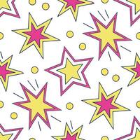 Clean Vibrant retro geometric seamless tile pattern neon colors on white background perfect for dynamic spaces concept as Creating vibrant seamless tile with retro geometric patterns in vector