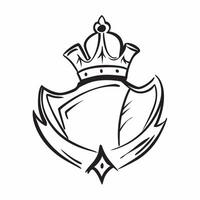 Clean Union Jack and a royal crown symbolizing monarchy and heritage with ample space for text concept as A Union Jack flag with a royal crown representing the monarchy and rich heritag vector