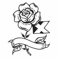 Clean Union Jack and a classic English rose symbolizing heritage and beauty with ample space for text concept as A Union Jack flag next to a classic English rose representing the herita vector