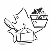 Clean Union Jack and a fish and chips symbolizing cuisine and tradition with ample space for text concept as A Union Jack flag next to a serving of fish and chips representing the tradi vector