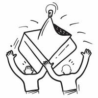 Clean Teamwork symbol with copy space for blog headers concept as A sleek teamwork symbol with ample copy space perfect for blog headers and articles to visually represent themes of coll vector
