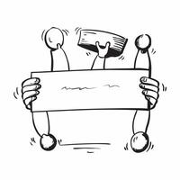 Clean Teamwork icon with blank space for custom branding concept as A customizable teamwork icon with blank space for adding custom branding elements making it suitable for a variety of vector