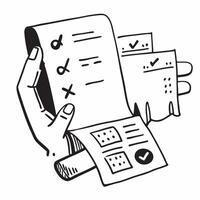 Clean Tax form and audit checklist icon with blank space for custom branding concept as A customizable tax form and audit checklist icon with blank space for adding custom branding eleme vector