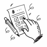 Clean Tax form and pen icon with copy space for infographics concept as An infographic ready tax form and pen icon with copy space designed to convey tax information filing details and f Set 2 vector