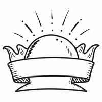 Clean Sunrise icon with blank area for customizable text concept as A creative depiction of a sunrise icon featuring a blank area for customizable text ideal for representing new beginni vector