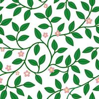 Clean Summer leaves seamless tile pattern with palm fronds and tropical foliage for a lush outdoor feel concept as Palm fronds and tropical leaves arranged seamlessly to create a vibrant vector
