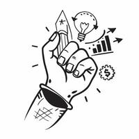 Clean Successful symbol with space for text and icons on a white background concept as A versatile successful symbol featuring space for both text and icons on a clean white background p vector