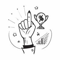 Clean Successful symbol with copy space for project planning concept as An artistic rendering of a successful symbol with spacious copy space suitable for project planning goal setting a vector